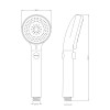Душевая лейка, 3-функц. AVSSS-105 AV Engineering