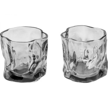 Набор стаканов, 2 шт., 230 мл, серия Ice Rock Smoke Grey, PERFECTO LINEA