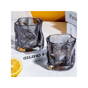 Набор стаканов, 2 шт., 230 мл, серия Ice Rock Smoke Grey, PERFECTO LINEA