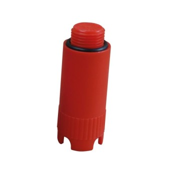Заглушка монтажная 1/2 красная, FV Plast