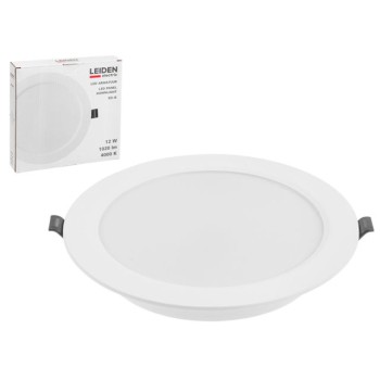 Светильник светодиодный встраиваемый круг 12 Вт 4000К, IP44 RS-R LEIDEN ELECTRIC