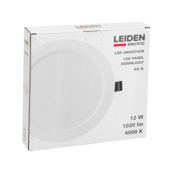 Светильник светодиодный встраиваемый круг 12 Вт 4000К, IP44 RS-R LEIDEN ELECTRIC