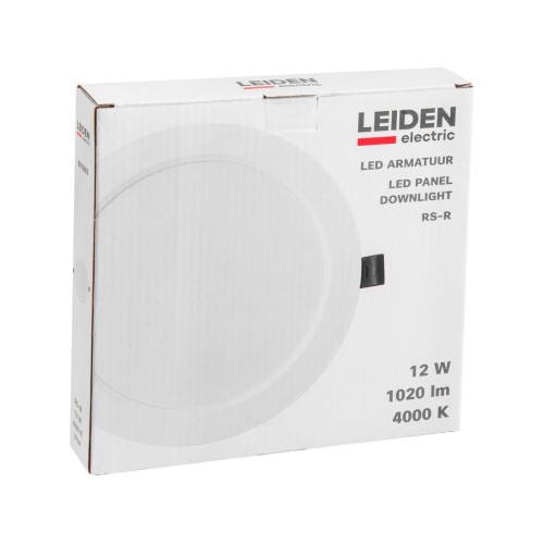 Светильник светодиодный встраиваемый круг 12 Вт 4000К, IP44 RS-R LEIDEN ELECTRIC