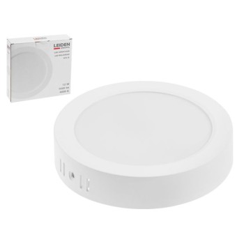 Светильник светодиодный накладной круг 12 Вт 4000К, IP44 SFS-R LEIDEN ELECTRIC