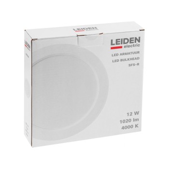Светильник светодиодный накладной круг 12 Вт 4000К, IP44 SFS-R LEIDEN ELECTRIC
