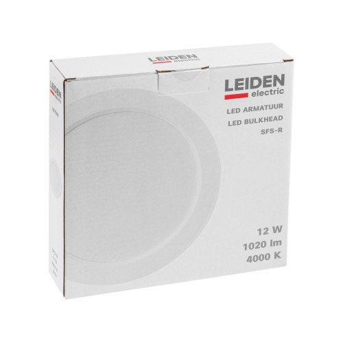 Светильник светодиодный накладной круг 12 Вт 4000К, IP44 SFS-R LEIDEN ELECTRIC