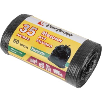 Мешки для мусора Formula, 35 л, 50 шт., PERFECTO LINEA