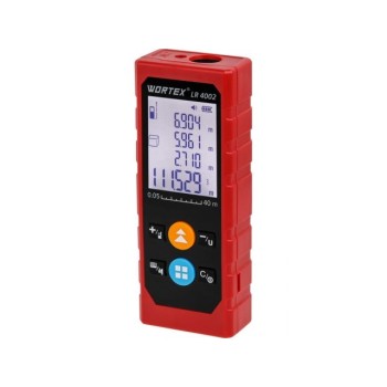 Дальномер лазерный WORTEX LR 4002 в кор., 0,05 – 40, ± 2 мм