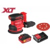Аккум. эксцентриковая шлифмашина WORTEX COS 1218-1 E 18В, 125 мм, 6000-13000