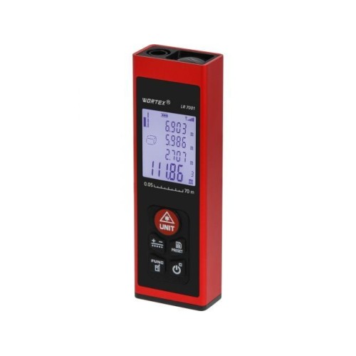 Дальномер лазерный WORTEX LR 7001 в кор., 0,03 – 70, ± 2 мм