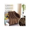 Покрывало флисовое 200x220 см., коричневое, серия Dream, PERFECTO LINEA