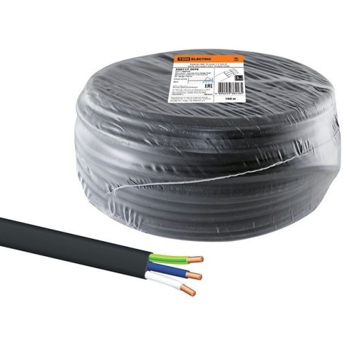Кабель ВВГ-Пнг(A)-LS 3х2,5 (бухта 100м) Ч TDM