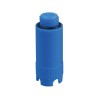 Заглушка монтажная 1/2 синяя, FV Plast
