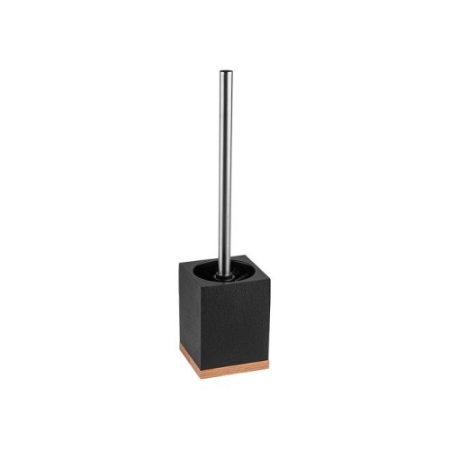 Ершик с подставкой WOOD BLISS, черный, PERFECTO LINEA
