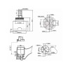 Картридж D40 для смесителя, тип A-S, AV Engineering