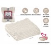 Покрывало флисовое 200x220 см., белое, серия Sleep mood, PERFECTO LINEA