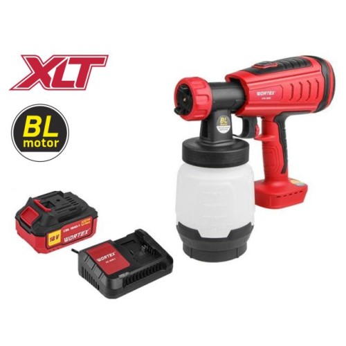 Аккум. краскораспылитель WORTEX CPS 1808, 1 акк., 4 Ач, 10