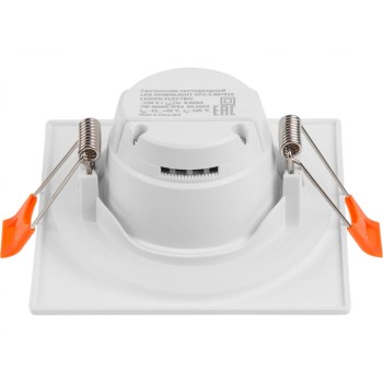 Светильник светодиодный встраиваемый квадрат 7 Вт 4000К, IP64 SPS-S LEIDEN ELECTRIC