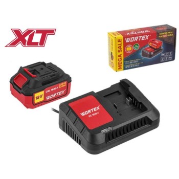 Набор аккумулятор 4 А*ч и зарядное устройство 1х2 А WORTEX ALL1 XLT SET