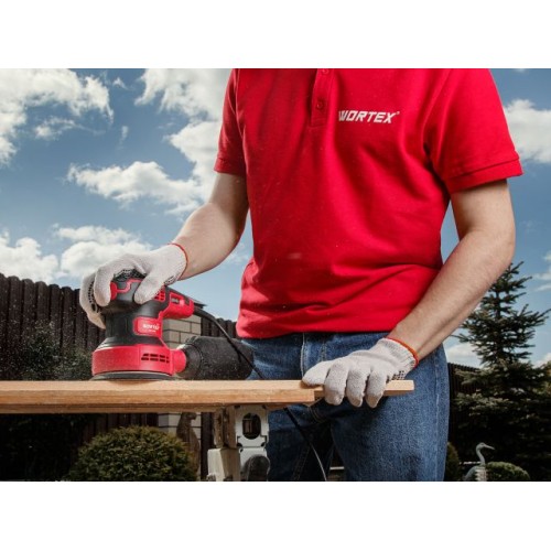 Эксцентриковая шлифмашина WORTEX LX RS 1230 280 Вт, 125 мм