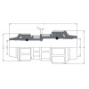 Муфта ред. 50 х 40 (для ПЭ труб), AV Engineering