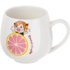 Кружка керамическая, 350 мл, Sweet fruits, грейпфрут, PERFECTO LINEA