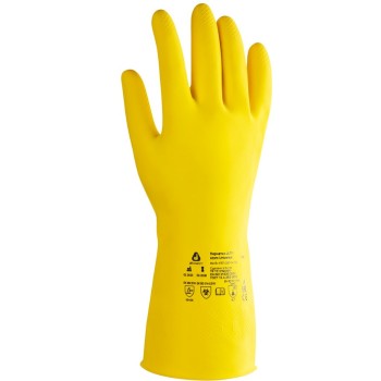 Перчатки К50 Щ50 латексн. защитные промышлен., р-р 10/XL, желтые, Jeta Safety