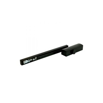 Доводчик дверной БУЛАТ PROFI  ДД 802/3 AH-B (40-85 кг) черный, морозостойкий со скольз. Тягой