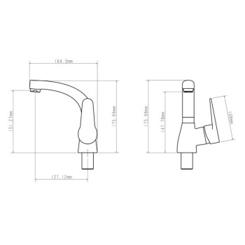 Смеситель для кухни D35-C, серия 200 ECONOCE
