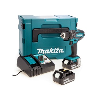 Аккум. ударная дрель-шуруповерт MAKITA LXT DHP482RTJ в кейсе