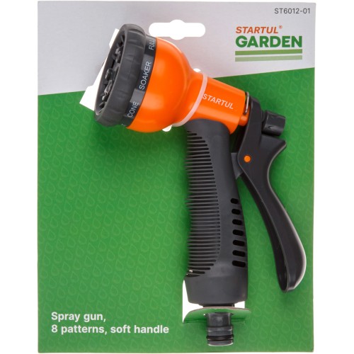 Пистолет-распылитель 8-позиц. с мягк. ручк. STARTUL GARDEN (ST6012-01)