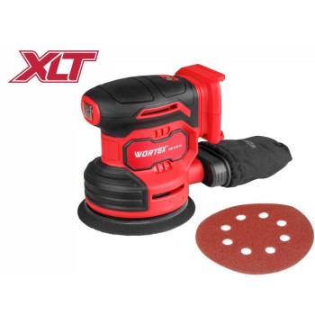 Аккум. эксцентриковая шлифмашина WORTEX COS 1218-1 E ALL1 XLT SOLO 18В, 125 мм, 6000-13000 об