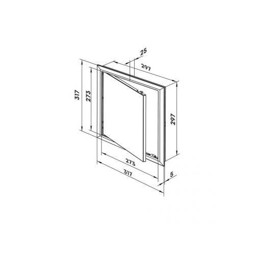 Дверца ревизионная Porta 3030 ZERNBERG