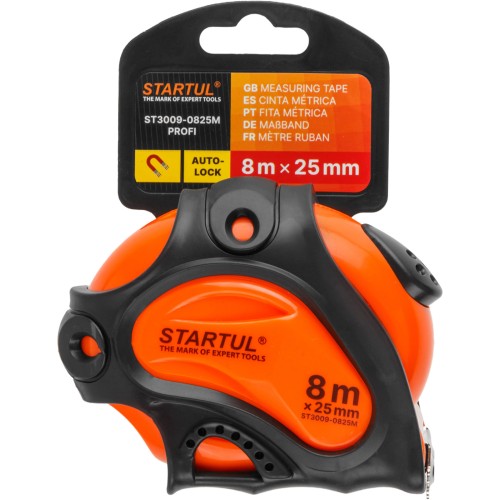 Рулетка 8м/25мм STARTUL PROFI (ST3009-0825M)
