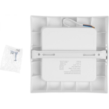 Светильник светодиодный накладной квадрат 12 Вт 4000К, IP44 SFS-S LEIDEN ELECTRIC