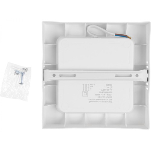Светильник светодиодный накладной квадрат 12 Вт 4000К, IP44 SFS-S LEIDEN ELECTRIC