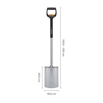 Лопата штыковая телескопическая прямая Xact FISKARS