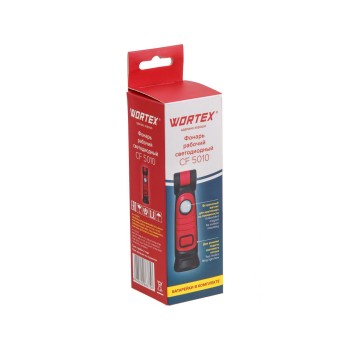 Фонарь светодиодный Wortex CF 5010 в кор. 50-100 Лм, 2 режима, магнит