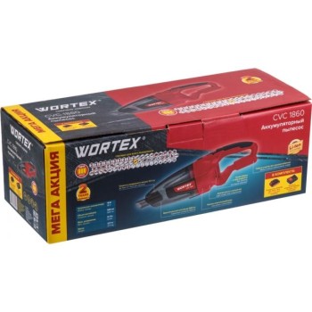 Аккум. пылесос WORTEX CVC 1860 SET ALL1 XLT 18 В, автомобильный, 1х2А*ч