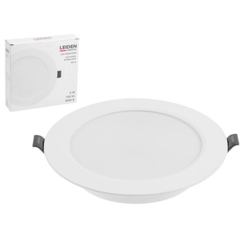 Светильник светодиодный встраиваемый круг 9 Вт 4000К, IP44 RS-R LEIDEN ELECTRIC