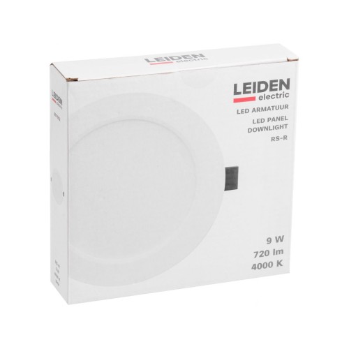 Светильник светодиодный встраиваемый круг 9 Вт 4000К, IP44 RS-R LEIDEN ELECTRIC