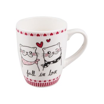 Кружка керамическая, 360 мл., LOVE KITTY-3, PERFECTO LINEA