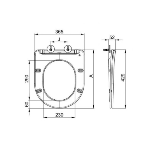 Сиденье для унитаза AV Engineering, COMFORT X1