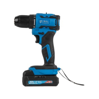 Аккум. дрель-шуруповерт BULL SR 1804 XLTpro БЕСЩЕТ., Импульс., 18 В, 45 Н*м, 2х2 А*ч, з/у 2 А