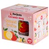 Кружка керамическая, 350 мл, Sweet fruits, клубника, PERFECTO LINEA