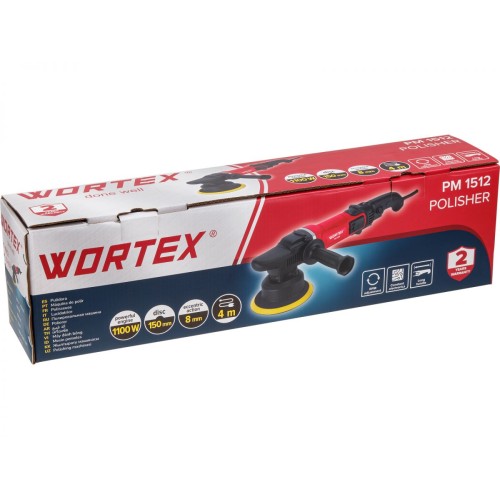 Полировальная машина эксцентриковая WORTEX PM 1512 1100 Вт