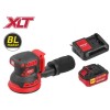 Аккум. эксцентриковая шлифмашина WORTEX COS 1218 E c акб и з/у