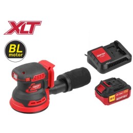Аккум. эксцентриковая шлифмашина WORTEX COS 1218 E ALL1 XLT c акб и з/у БЕСЩЁТ., 18В