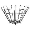 Корзина для фруктов металлическая, 25х13 см, CARMEN, PERFECTO LINEA
