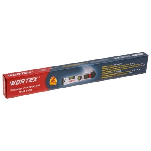 Угломер электронный WORTEX DAM 4100 в кор. +- 0,3°, 410 мм